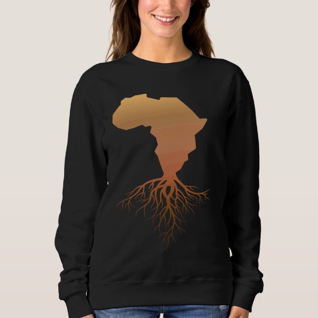 Camiseta African Continent Roots African Pride Black Cultur (Frente)