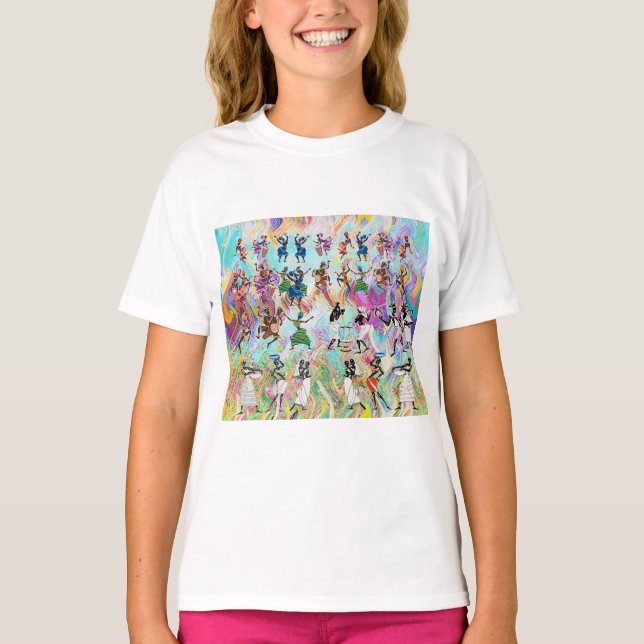 Camiseta African Feast: Rhythms of Unity (Frente)