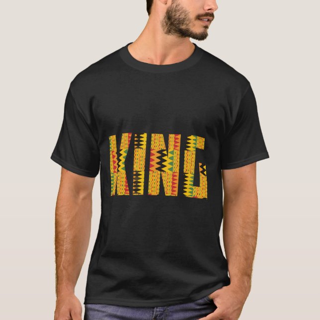 Camiseta African King For Kente (Frente)