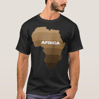 Camiseta African Map Pride, Melanin Shades Gift Women Men &