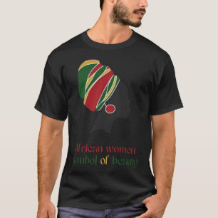 Camiseta African Women Symbol Of Beauker