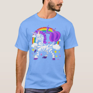 Camiseta Africano Animal Zebra Lover Cute Zebracorn Unicórn