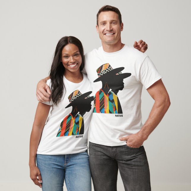 Camiseta Africano nativo (Unissex)