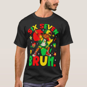 Camiseta Africano Preto Dabbing Bruh Sete História American