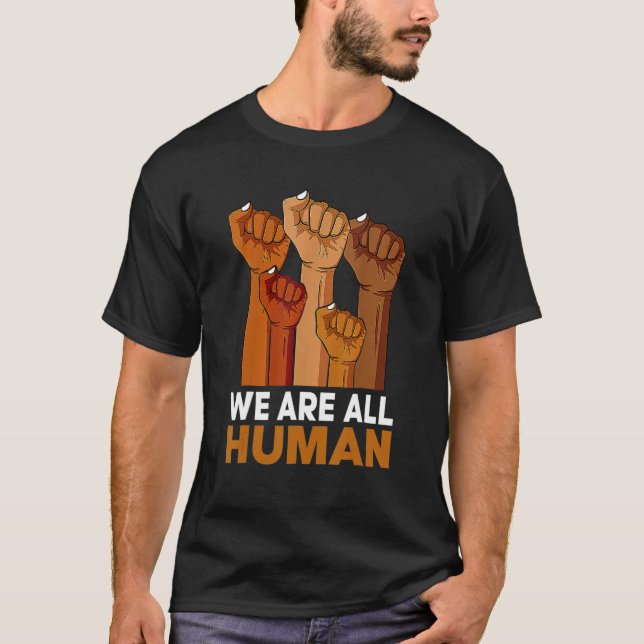 Camiseta Africano Somos Todos Homens do Orgulho Negro do Me (Frente)