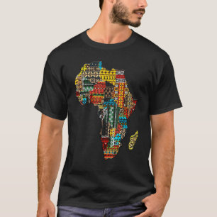 Camiseta Africanos Dashiki Pattrens História Negra Mês Teto
