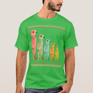 Camiseta Africas Animais Zoo Guardião Safari Gift Meerkat
