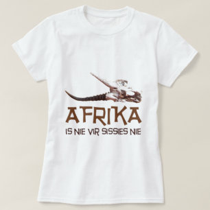 Camiseta Afrika é mariquinhas do nie vir: Crânio da gazel