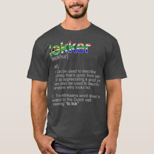Camiseta Afrikaan Word Definition For South Africa Lover