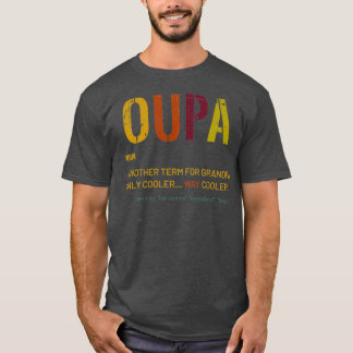 Camiseta Afrikaans Avô Oupa Engraçado Definição Legal Retro