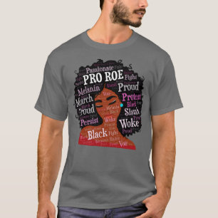 Camiseta Afro-Americana Pro Roe Afro