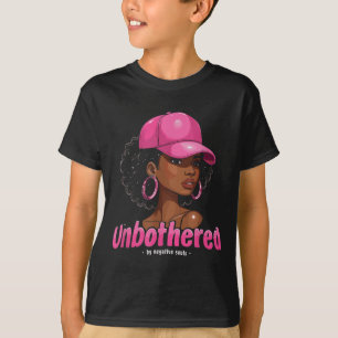 Camiseta Afro-Americana Rainha Sy Negra Unbothe