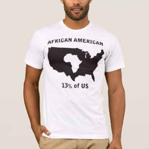 Camiseta Afro-americano