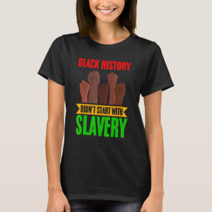 Camiseta Afro-americano História Negra Mês Herito Africano