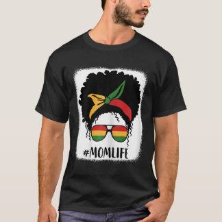 Camiseta Afro-Americano Mãe Vida Negra Mãe Mãe Mãe D