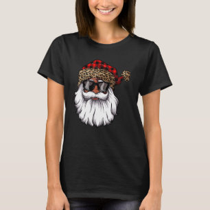 Camiseta Afro-americano Papai Noel Negro Natal Leopa
