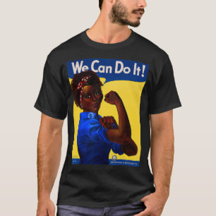 Camiseta Afro-Americano Rosie, a História Negra do Ribeir