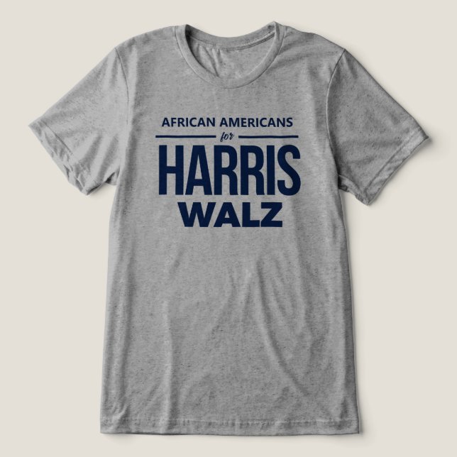 Camiseta Afro-americanos por Harris Walz (Design frontal)