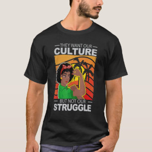 Camiseta Afro-americanos querem nossa cultura