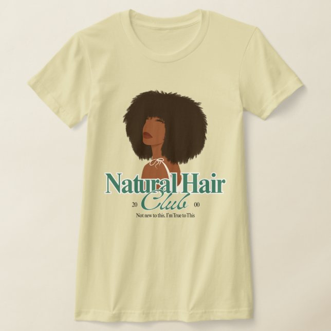Camiseta Afro Apreciação "Clube de Cabelo Natural" (Postura )