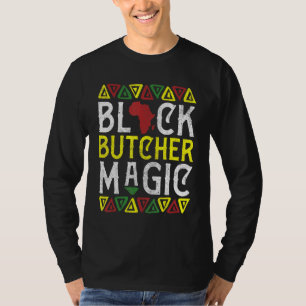 Camiseta Afro Black Butcher Magic Roupa, afro-americano