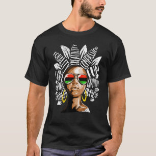 Camiseta Afro Black Woman Positive Words Vibes Professor Ed