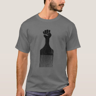 Camiseta Afro-Cabelo Escolhido Raia-Pista Pista Negra