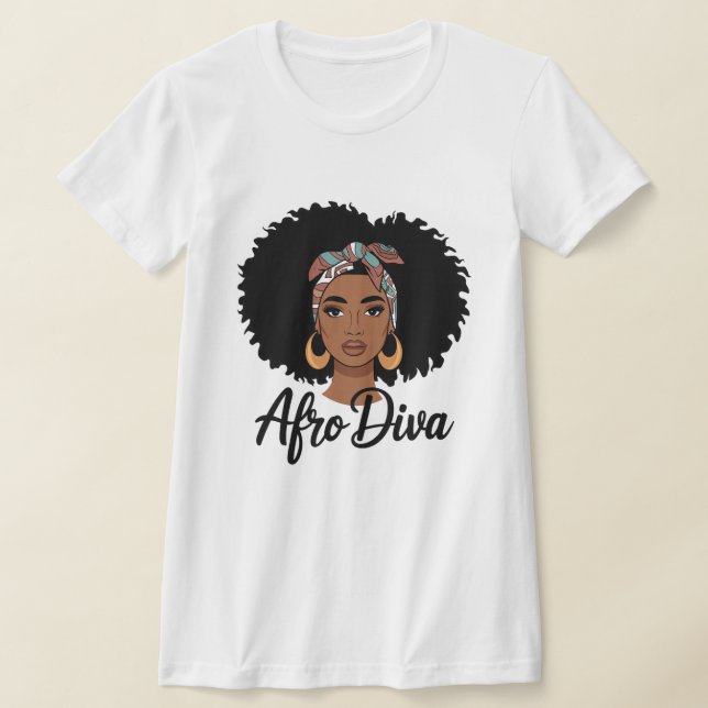 Camiseta Afro Diva (Postura )