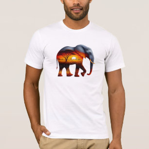 Camiseta Afro-Elefante