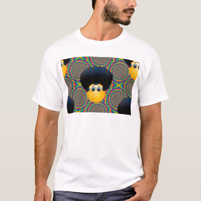 Camiseta afro emojis (Frente)