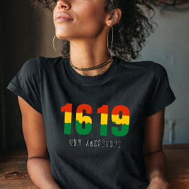 Camiseta Afro Flag Mês 1619