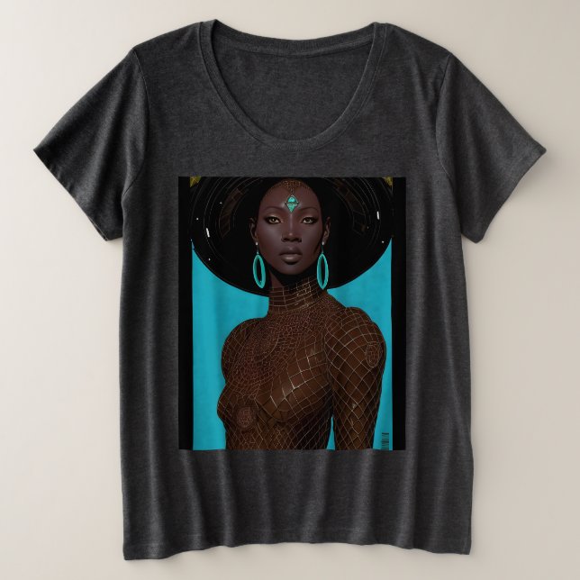 Camiseta Afro Futurista (Frente do Design)