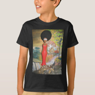 Camiseta Afro Glam: Uma Beleza Eterno