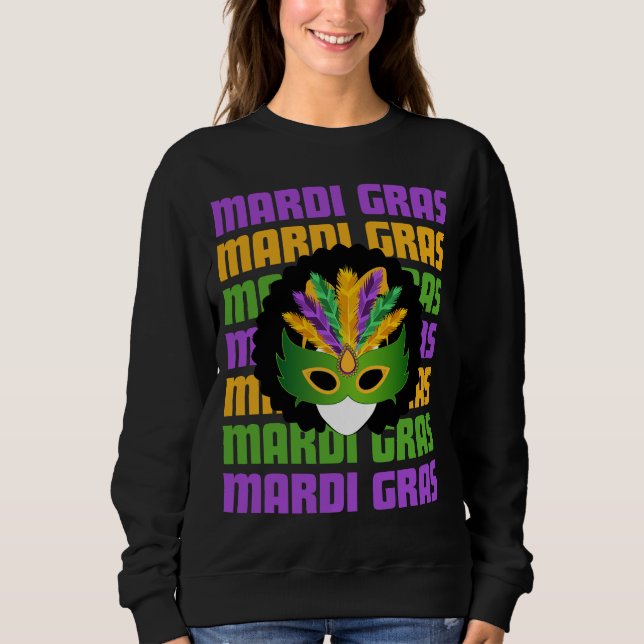Camiseta Afro MARDI GRAS (Frente)