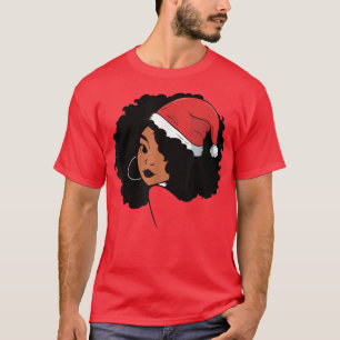 Camiseta Afro-Papais noeis Mulheres Negras Africanas Americ