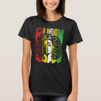 Camiseta Afro Queen Melanin Black Woman Magic Black History