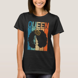 Camiseta Afro Queen Melanin Black Woman Magic Black History