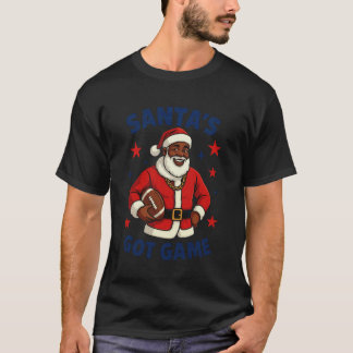 Camiseta Afro Santau2019s Tem Jogo Tema Esportivo Futebol N