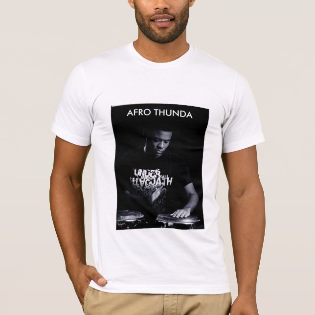Camiseta Afro Thunda do baterista (Frente)