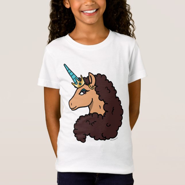 Camiseta Afro Unicorn | Divino (Frente)