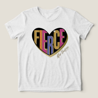 Camiseta Afro Unicorn Fierce Heart Design