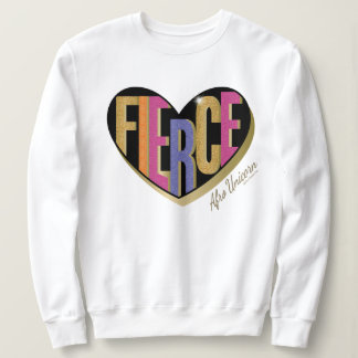 Camiseta Afro Unicorn Fierce Heart Design
