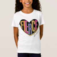 Afro Unicorn Fierce Heart Design