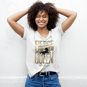Camiseta Afro Unicorn Fierce Queen