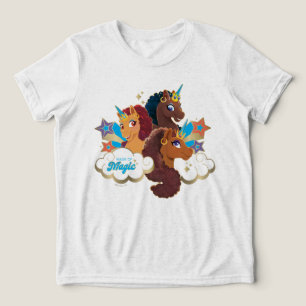 Camiseta Afro Unicorn "Made of Magic" Trio Design