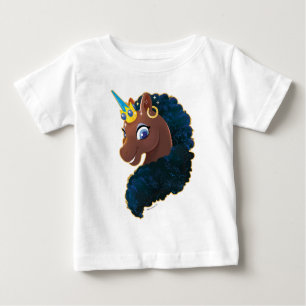 Camiseta Afro Unicorn Magia