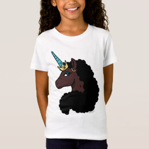 Camiseta Afro Unicorn Magia