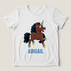 Camiseta Afro Unicorn Magical Prancing