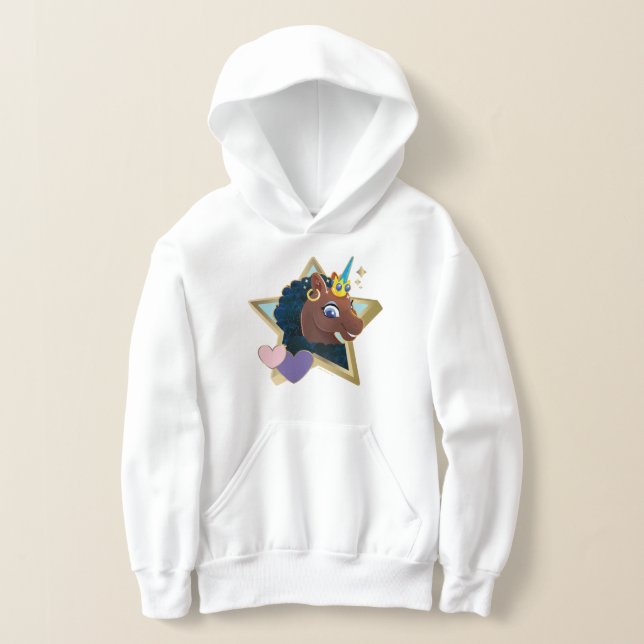 Camiseta Afro Unicorn Magical Star (Postura )