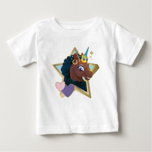 Camiseta Afro Unicorn Magical Star